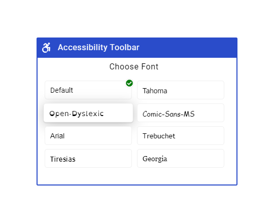 Filter Content Section